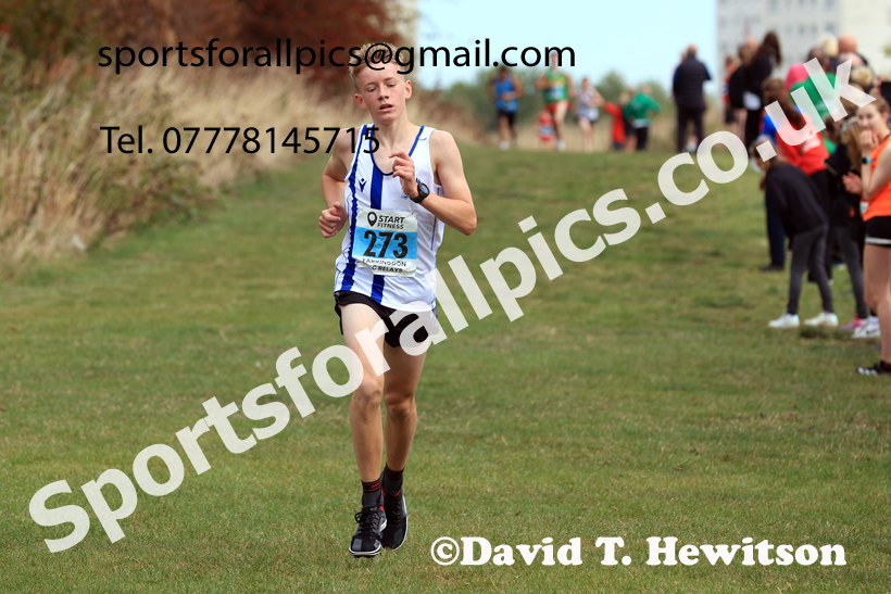 Boys and Girls under-15s, 2025 Farringdon Cross Country Relays, Sunderland. Photo: David T. Hewitson/Sports for All Pics
